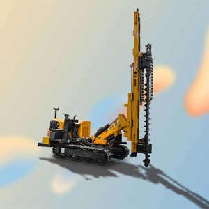 Thả búa vít cọc khoan máy khí nén Mini khoan bảng điều khiển năng lượng mặt trời Máy khoan cọc - Product Image 2