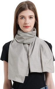 Bufanda Unisex de Color gris EMF 5ª generación Emisión inalámbrica Protección contra la radiación Bufanda de protección Bloque <span class=keywords><strong>RF</strong></span> Tela de fibra plateada - Product Image 3