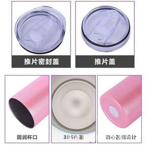 แก้วน้ำสเตนเลสพร้อมหลอด20 oz พร้อมหลอดพิมพ์ซับลิเมชันตามสั่ง - Product Image 6