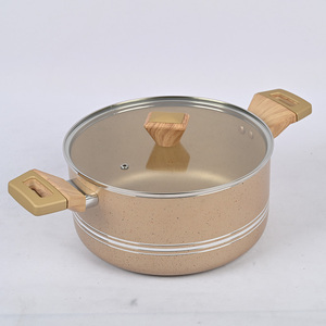 Juego de Utensilios de Cocina Antiadherentes Dorados de 9 Piezas, Ollas, Sartenes, Sartenes para Freír, Cacerolas, Sartén para Saltear, Cacerola de Vidrio Incluida - Product Image 4