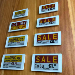 Etiquetas de Precio Digitales para Estantes de 2.7 Pulgadas con Bluetooth 2.4GHz, API, SPI, NFC, ESP32, EPD, BLE5.0, Pantalla de Tinta Electrónica ESL - Product Image 1