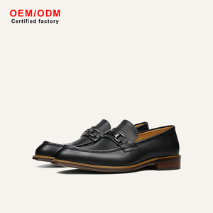 OEM/ODM Manufacturer Custom Design Men Premium Loafers Genuine Leather Slip-on Dress Shoes Versatile Business & Casual Footwear - Product Image 3
