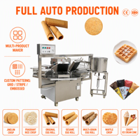 Machine à gaufres commerciale électrique, machine à faire des cornets de crème glacée, machine à faire des rouleaux d'œufs, en acier inoxydable pour boulangerie