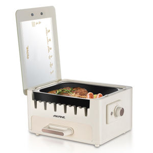 AKANE A.5423 800W Brochettes électriques Pinchos eléctricos 360 Rotation Grill <span class=keywords><strong>Kebab</strong></span> Maker BBQ Machine Easy Clean Uniform Heat - Product Image 5