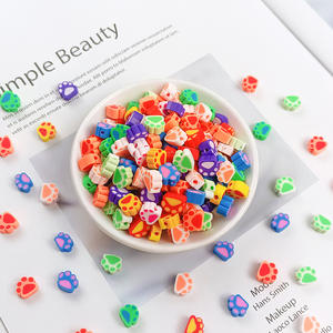 Multiple Styles 500g/bag 10mm Spacer Beads Clay Beads Polymer Clay Beads for Jewelry Making DIY Handmade Jewelry Crafts - Product Image 6