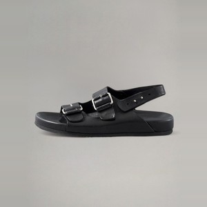Sandalias Casuales de Verano para Hombre, de Cuero Vacuno, con Hebilla Metálica, Transpirables, Antideslizantes, con Suela de Cuero de Nueva Generación - Product Image 3