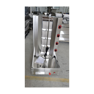 Grill à Kebab Turc Rotatif Automatique à Gaz avec 2 Brûleurs pour Usage en Restaurant - Prix d'Usine - Product Image 1