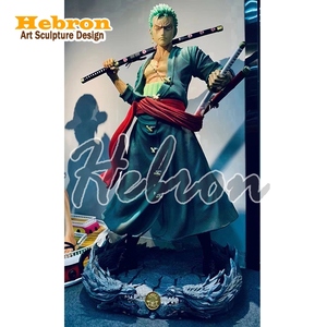 <span class=keywords><strong>Figurine</strong></span> d'action Zoro grandeur nature avec épée, <span class=keywords><strong>figurine</strong></span> d'anime <span class=keywords><strong>Roronoa</strong></span> Zoro en résine, vente chaude - Product Image 3