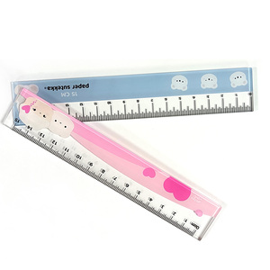 Kuien Bán Buôn Khuyến Mãi Tùy Chỉnh In Rõ Ràng Acrylic Cai Trị Charms Nhựa Phim Hoạt Hình Phim Hoạt Hình Acrylic Thường Xuyên Cai Trị Charms - Product Image 5