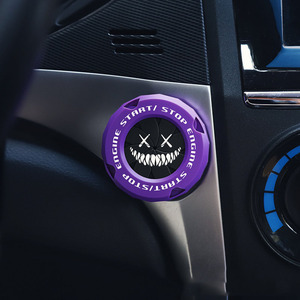 Tự Động Động Cơ Bắt Đầu Nút Bìa Xe Trang Trí Nội Thất Bat Đánh Lửa Xoay Chuyển Đổi Một Phím Dừng Nút Phụ Kiện - Product Image 5