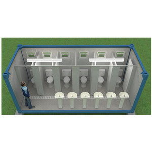 Contenedor de Envío Prefabricado Portátil Desmontable para Exteriores de 10, 20, 30 y 40 pies con Baños y Duchas Públicas - Product Image 6
