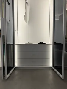 Armario de Madera Ecológico de Diseño Moderno y Lujoso, Personalizable, Ahorra Espacio, Gran Capacidad de Almacenamiento para Dormitorio, Apartamento u Hogar - Product Image 5