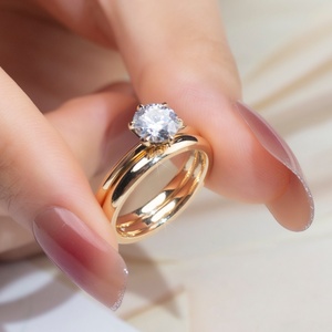 Bague en or blanc 18 carats MSR-1245 avec diamant de laboratoire de 1 carat, forme ronde, D VS1, bijoux personnalisés - Product Image 4