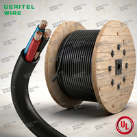 Câble de cheminée UL1277 TC-ER 600V en cuivre XLPE avec conducteurs UL44 XHHW/XHHW-2 pour systèmes de contrôle de machines