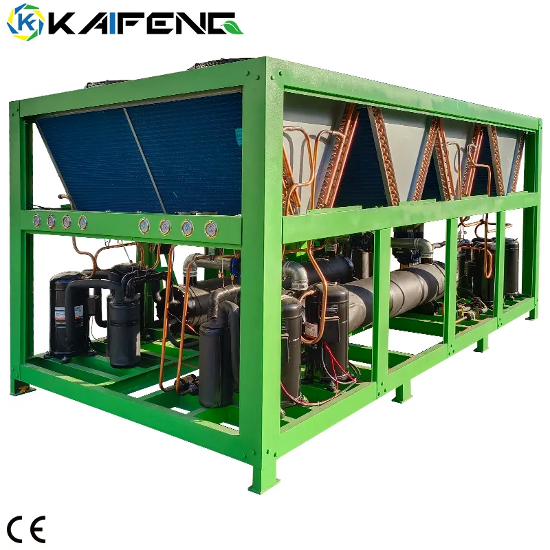 KAIFENG-equipo de refrigeración 5 ~ 10HP, enfriador Industrial refrigerado por aire para sistema de refrigeración