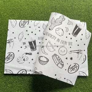 Papier alimentaire personnalisé avec logo et taille imprimés, qualité alimentaire, résistant à la graisse, pour hamburgers, emballage de viande, papier alimentaire personnalisé - Product Image 3