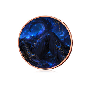Set di 2 Monete Commemorative in Rame Puro .999 da 1 Oncia, Tema Lupo-Uomo Principe, Stile Anime Fantasy, Prezzi all'Ingrosso - Product Image 3