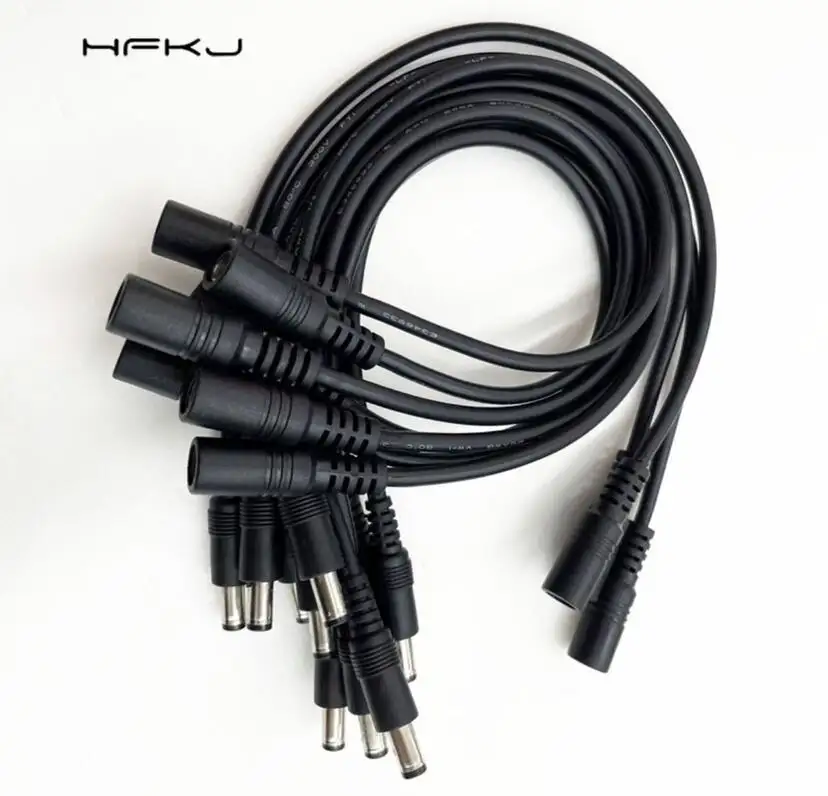 30cm 2.1*5.5mm Female Male DC Power Extension Cable Connector for CCTV Security Camera and battery pack