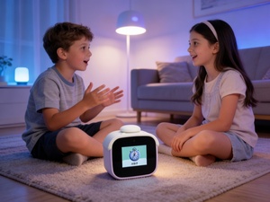 Robot Educativo con Activación por Voz IA para Niños, Diálogo IA, Responde Llamadas, Control Remoto por Aplicación, 16 GB de Almacenamiento, Funciones de Alarma y Recordatorio - Product Image 6