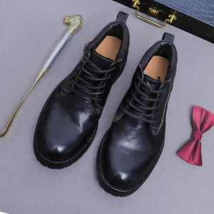 Zapatos Casuales Hechos a Mano Elegantes y Lujosos, Zapatos de Negocios Modernos, Botas de Cuero Estilo Italiano para Caballero - Product Image 5