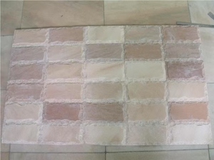 Caratteristica muro rosso/rosa cultura pietra, marmo sporgenza roccia/Modulare Suface - Product Image 4