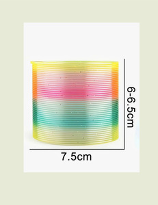 Hot Sell Large Jumbo Plastic Rainbow Circle <strong>Toy</strong> for Children Aged 5 to 7 Classic for Magic <strong>Slinkying</strong> Spring Coil <strong>Toy</strong> - Product Image 6