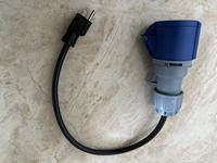 Prise électrique industrielle CEE-Eu, connecteur Schuko, rallonge, prise industrielle 3 pôles, prise CEE, 32A, 16A, 250V, rallonge 0,6M