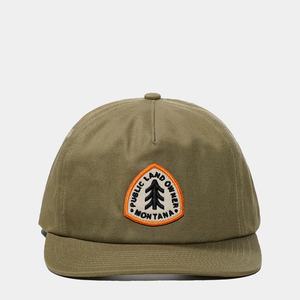 หมวกแก๊ปปักลายผ้าฝ้าย 5 ชิ้น แบบไม่มีโครง ปักโลโก้ตามสั่ง สีเขียวมะกอก ปีกหมวกโค้งเล็กน้อย - Product Image 2