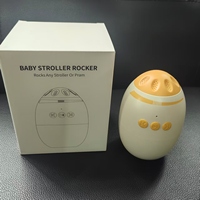 Alat Goyang Stroller Universal dengan Baterai Isi Ulang, Musik Bluetooth, dan Gerakan yang Menenangkan untuk Kereta Dorong dan Kereta Bayi