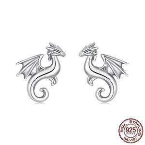 Joyería de Moda para Mujer, Joyería Fina, Aretes, Conjunto de Joyería de Moda, Plata 925, Joyería de Plata Esterlina 925, Tipo Dragón - Product Image 3