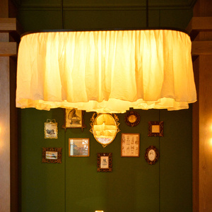 Modern Creative Pleated Fabric LED Pendant <strong>Light</strong> Rectangle <strong>Paper</strong> <strong>Shade</strong> 2700K Soft Warm White <strong>Ceiling</strong> Lamp Chandelier Dining Room - Product Image 1