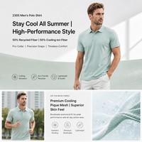 Polo Traspirante per Corsa e Fitness, Design OEM ODM, Abbigliamento Casual da Golf, Logo Personalizzato Ricamato o Stampato, Manica Corta