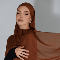 2025 femmes musulmanes respirant coton Hijabs rayonne Modal Hijab écharpe doux léger naturel BAMBOU Modal Hijab
