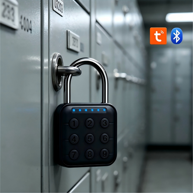 Tuya Smart Password Padlock IP67 Cabinet Locker Dormitory Anti-Theft Pad Lock Recharge Keyless Electronic Digital Code Lock