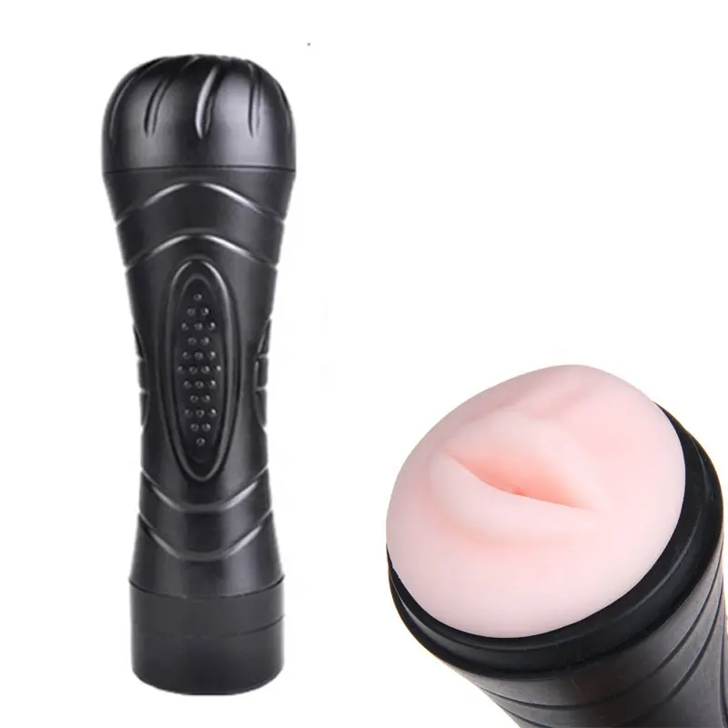 Masturbatore giocattolo del sesso per l'uomo sesso elettrico orale figa realistica tazza della vagina esercizio del pene massaggio tazza della masturbazione