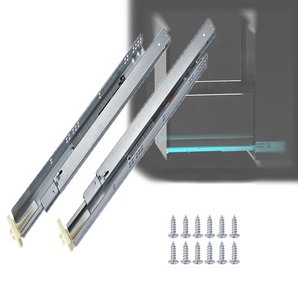 Ronghui 18 Inch <strong>Soft</strong> <strong>Close</strong> <strong>Drawer</strong> <strong>Slide</strong> Heavy Duty Single Extension Undermount <strong>Slide</strong> Telescopic <strong>Slides</strong> <strong>Drawer</strong> In China - Product Image 3