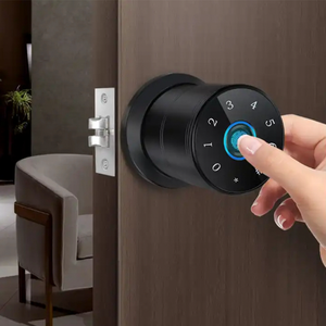 Cerradura Inteligente con Manija de Puerta Electrónica con Huella Dactilar y WiFi, de Aleación de Zinc, Precio al por Mayor, para Madera/Acero/Aluminio - Product Image 3