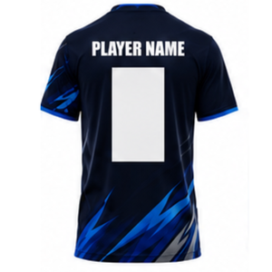 เสื้อเจอร์ซีย์กีฬาอีสปอร์ตแบบซับลิเมชั่น แขนครึ่งตัว แห้งเร็ว คอแบบดอทนิต เสื้อยืดกีฬาผู้ชาย ทีมเกมมิ่ง ทรงแอธเลติก ODM - Product Image 3