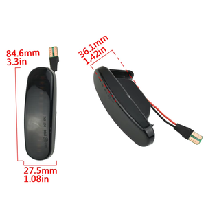 Luci Laterali LED Dinamiche e Indicatori di Direzione per Fiat Abarth Punto Grande Panda 199 Doblo Fiorino 3 e per Peugeot Citroen <span class=keywords><strong>Nemo</strong></span> - Product Image 3