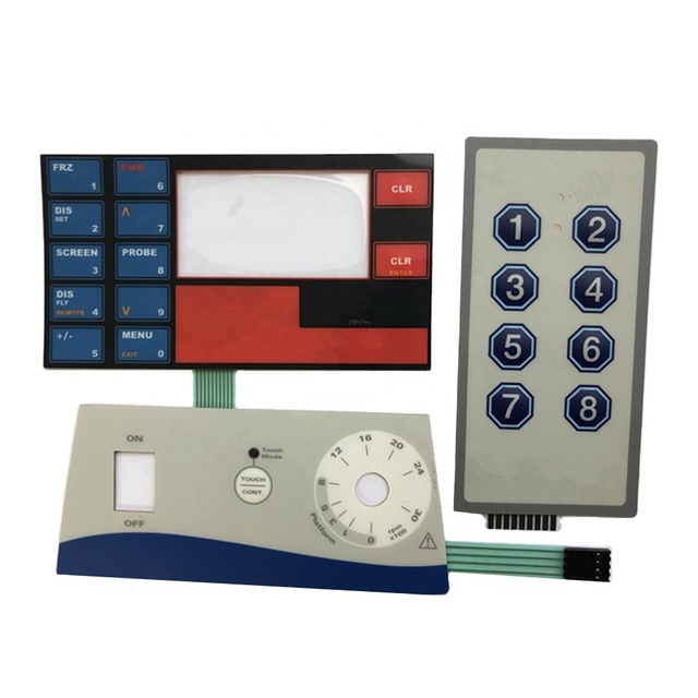 2 X 4  Matrix 8 Keys Tactile Membrane Switch Keypad Flat Buttons matrix Keyboard 3 X 3 Membrane Keypad
