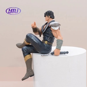 Figurine Manga 13CM Poupées Poing de l'étoile du Nord Kenshiro PVC Bouchon de Nouilles Assis Dessin Animé Jouets Figure Anime - Product Image 4