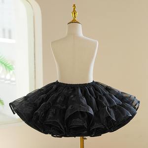 Bustle Jupon pour Cosplay Maid Lolita Désossé Hoop Jupe Moelleux Tulle Jupon <span class=keywords><strong>Princesse</strong></span> <span class=keywords><strong>Robe</strong></span> Bouffée Slip Tous Les Jours À Volants - Product Image 2