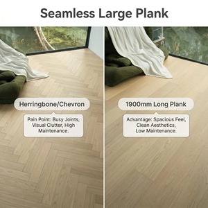 Parquet en <span class=keywords><strong>chêne</strong></span> blanc authentique avec finition mate invisible et base stable multicouche en eucalyptus et bouleau - Product Image 5