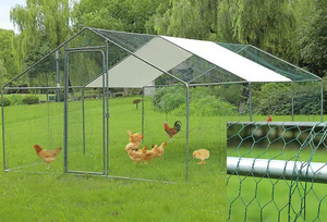 PVC Hexagonal <b>Mesh</b> Chicken Coop Net, Coated Iron Wire <b>Mesh</b> Hexagonal Metal <b>Plastic</b>-coated Net - Product Image 4