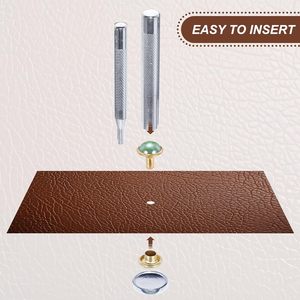 PATIKIL Mm Turquoise – Kits de rivets rapides, rivets à double capuchon pour le cuir, pour la fabrication artisanale et la réparation - Product Image 4