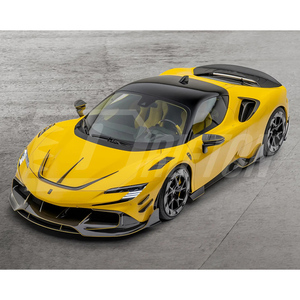 คานาร์ดหน้าคาร์บอนไฟเบอร์แบบแห้ง MSY Soft Style สำหรับ Ferrari SF90 Stradale & Spider - Product Image 4