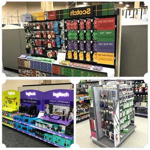 ชั้นวางโชว์ขนมกระดาษแข็งช็อคโกแลตสำหรับวางแสดงสินค้าในร้านค้าปลีกออกแบบได้ตามต้องการ - Product Image 5