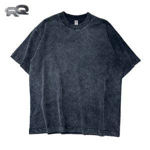 T-shirt personnalisé pour homme, style vintage flocon de neige, 100% coton, coupe ample, haut d'été, style américain, design vierge, manches courtes - Product Image 3