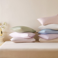 Paire de taies d'oreiller personnalisables en fibre de bambou Tianzhu de classe A, antibactériennes naturelles, pour bébés, usage domestique et dortoir