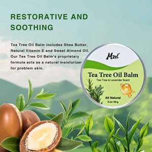 Bálsamo de aceite de árbol de té Natural de etiqueta privada para piel seca <span class=keywords><strong>y</strong></span> con <span class=keywords><strong>picazón</strong></span>, bálsamo calmante para la piel del cuerpo <span class=keywords><strong>y</strong></span> la cara - Product Image 3